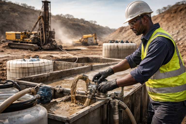 Water-Scarce Core Drilling: How to Stabilize Holes and Protect Performance in African Mining Conditions