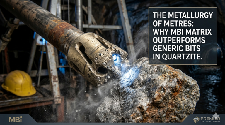 The Metallurgy of Metres: Why MBI Matrix Selection Outperforms Generic Bits in Quartzite