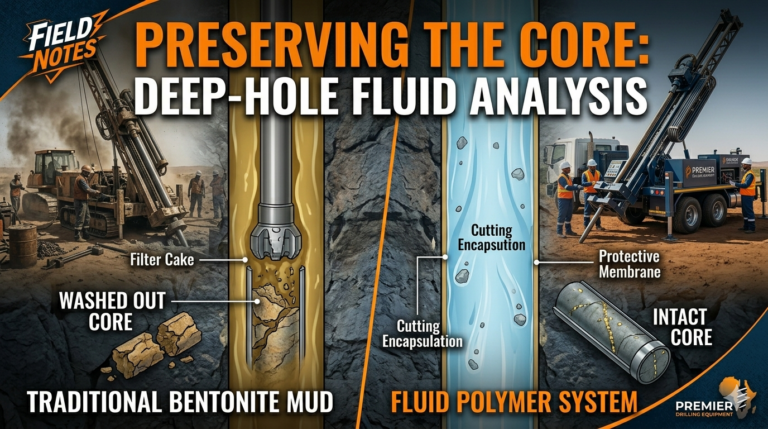 Evaluating Fluid Polymer Systems vs. Traditional Mud in Deep-Hole Diamond Drilling