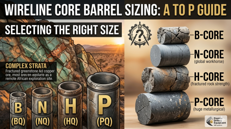 Selecting the Right Wireline Core Barrel Size (A to P) for Complex Strata